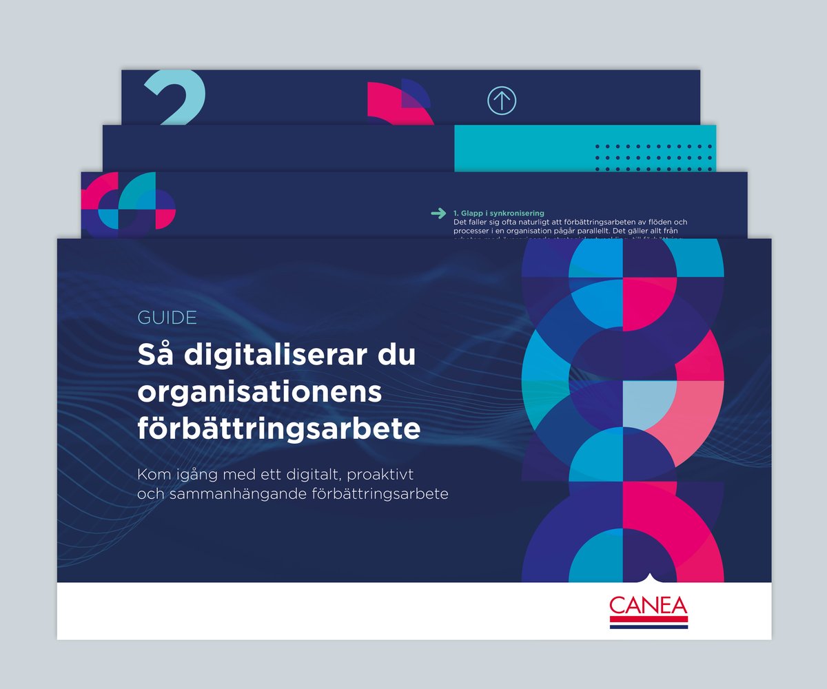 Produktbild Guide- Så digitaliserar du organisationens förbättringsarbeten grå
