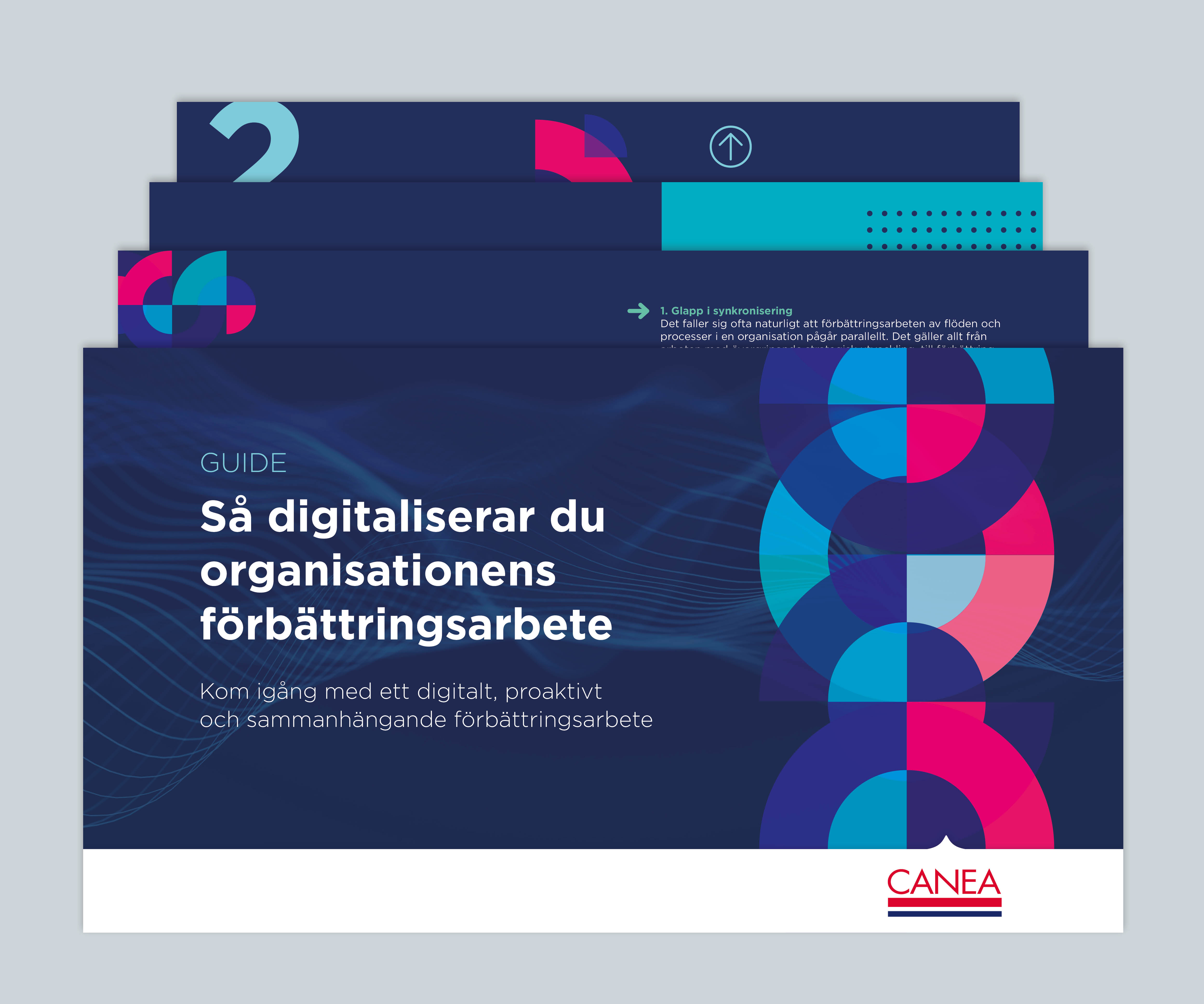 Produktbild Guide- Så digitaliserar du organisationens förbättringsarbeten grå