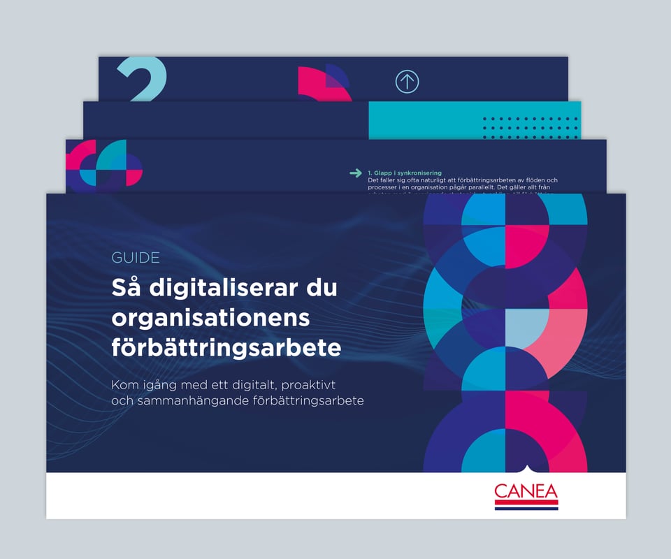 Produktbild Guide- Så digitaliserar du organisationens förbättringsarbeten grå