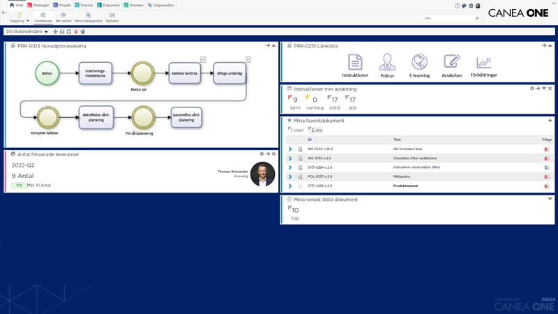 Vardomsorg arbeta processorienterat