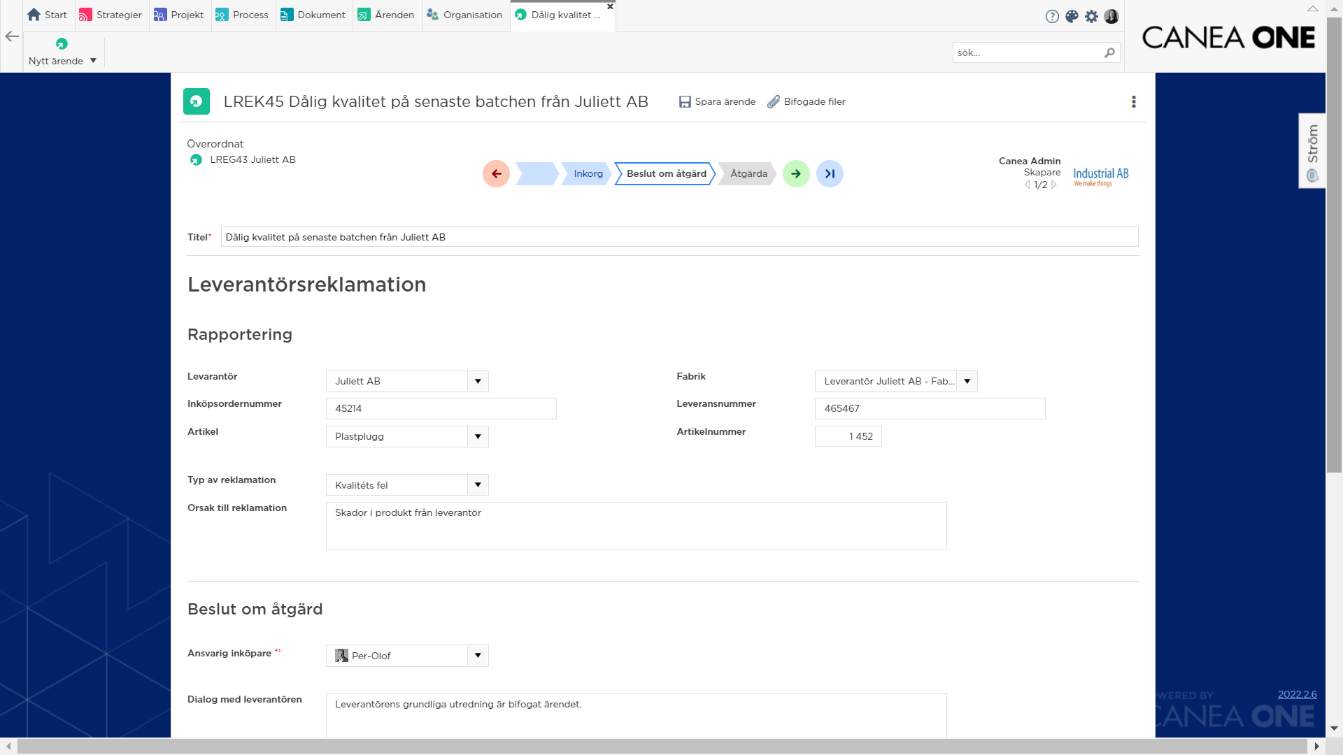 Workflow involvera all parter