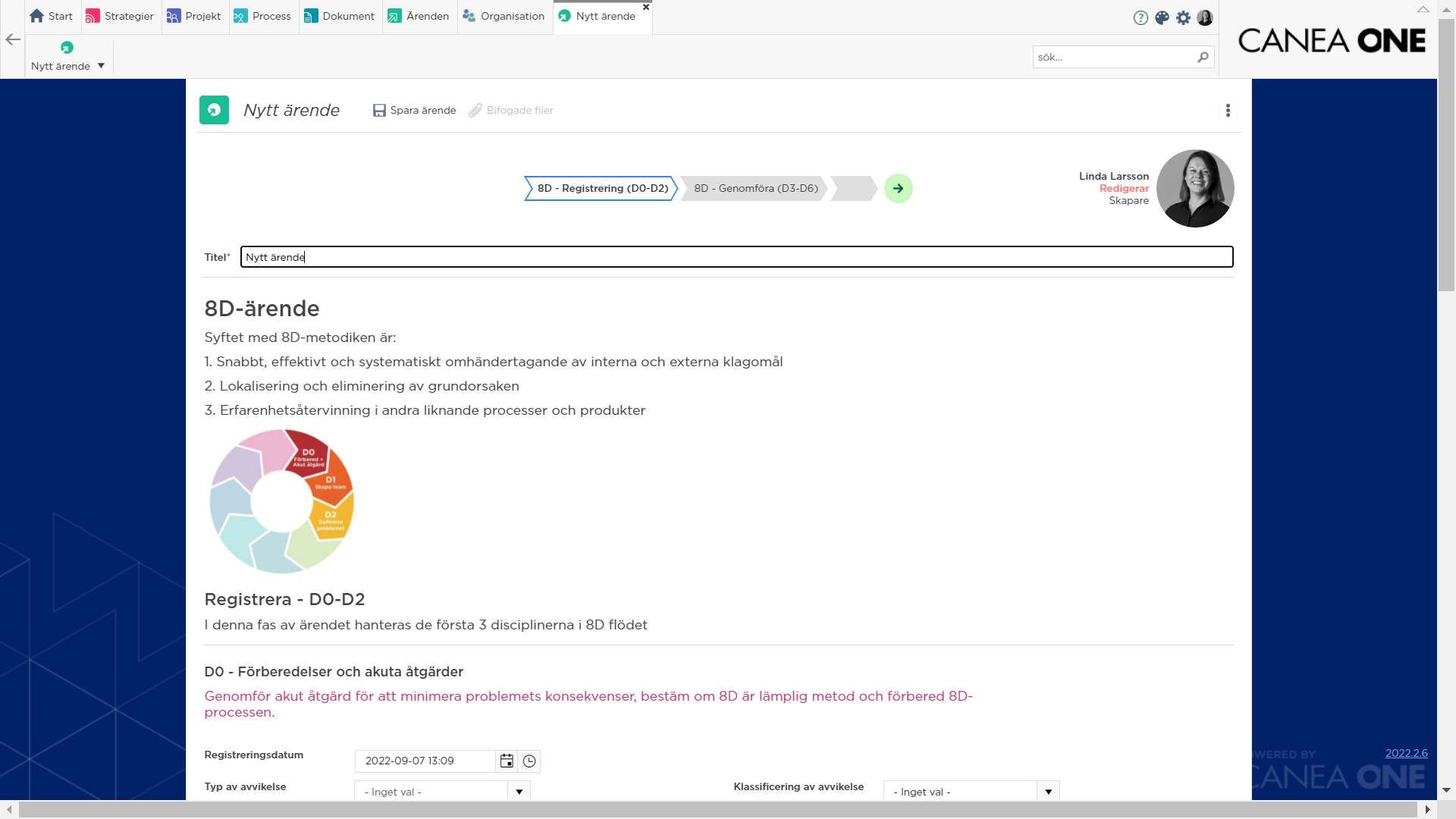 Workflow rapportera enkelt