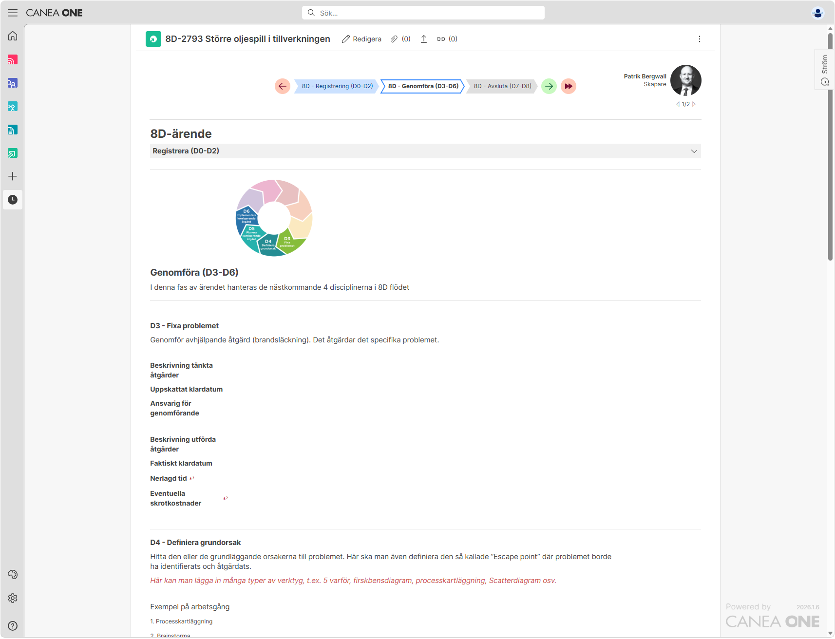 Workflow 3. Åtgärder och flöden